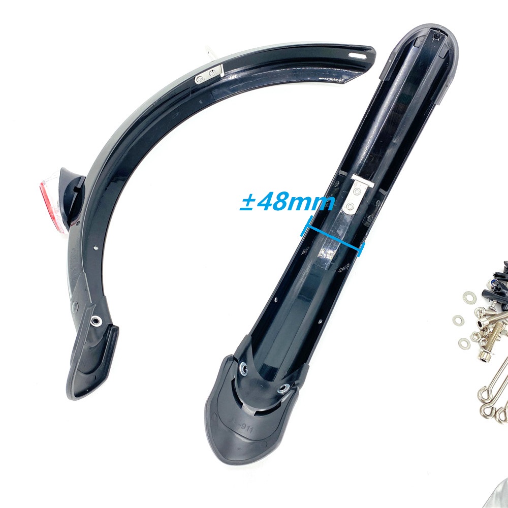 14-16 Inch Folding Bike Front Rear Fender With Rear Safety Reflector For Dahon Fnhon Bicycle V Brake Disc Brake Bike