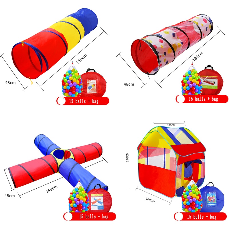 Kids Toys Crawling Tunnel Children Outdoor Indoor Toy Tube Baby Play Crawling Games Boys Girls Best Birthday