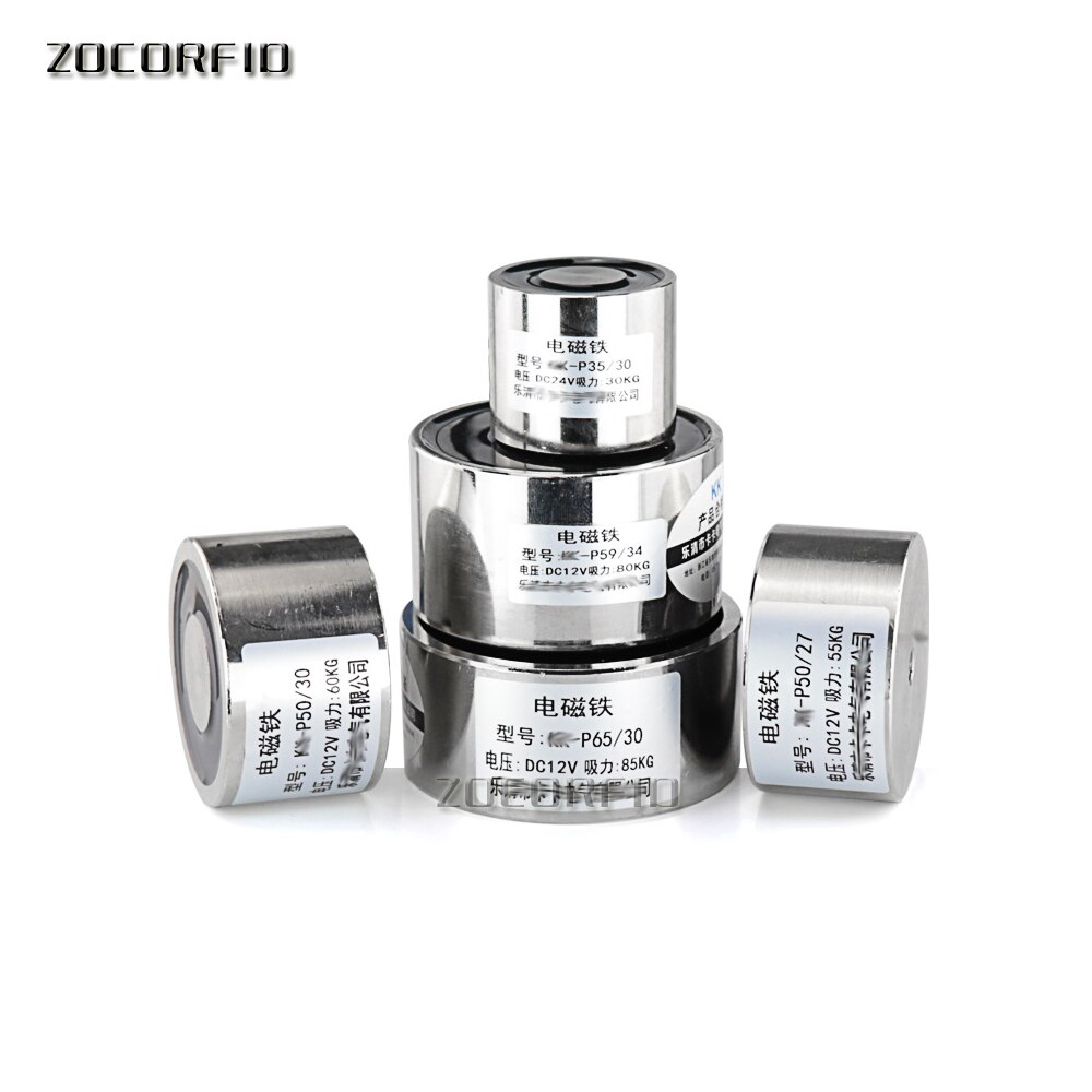 P70/9 15KG (150N) zuig DC Solenoid Elektromagneet, Ronde Electro Holding Magneet Electro