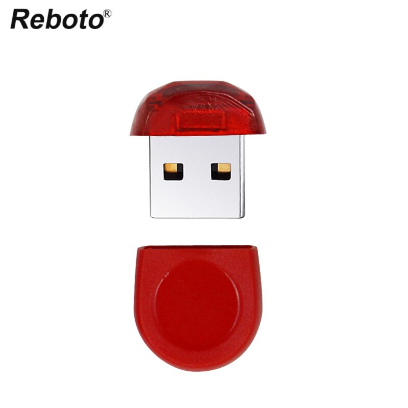 Reboto Mini pamięć USB wysokiej jakości 32GB 64GB kolorowe małe U dysku Pendrive 4GB 8GB 16GB Pen Drive U Stick Pendrive