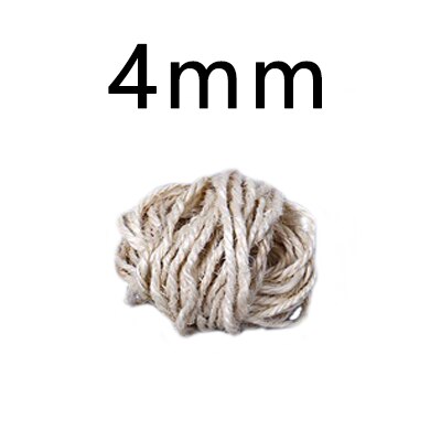 DIY cuerda de Sisal para postes de rascado de gato 4mm/6mm/8mm/10mm al por mayor juguetes para mascotas gato rascado de gato pequeño Juguetes: 4mm / 10meters