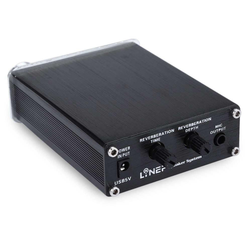Professionele Microfoon Versterker Dual Microfoon Versterker Computer Microfoon Versterker Microfoon Reverb