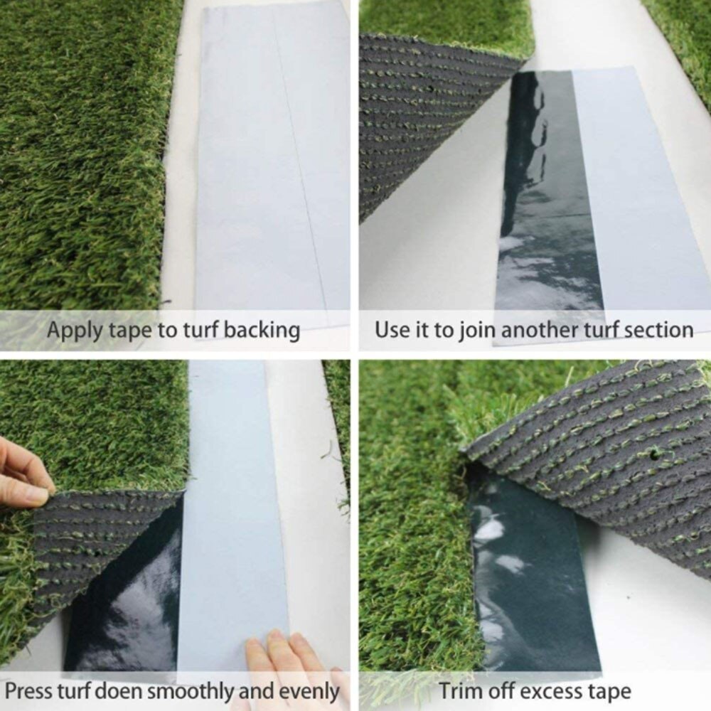 LITA Kunstgras Tape Zelfklevend Synthetisch Turf Naaitap voor Verbinding Bevestiging Groene Gazon Mat Rug, Verbinden Nep Gras Tapijt (15 cm X 20 m