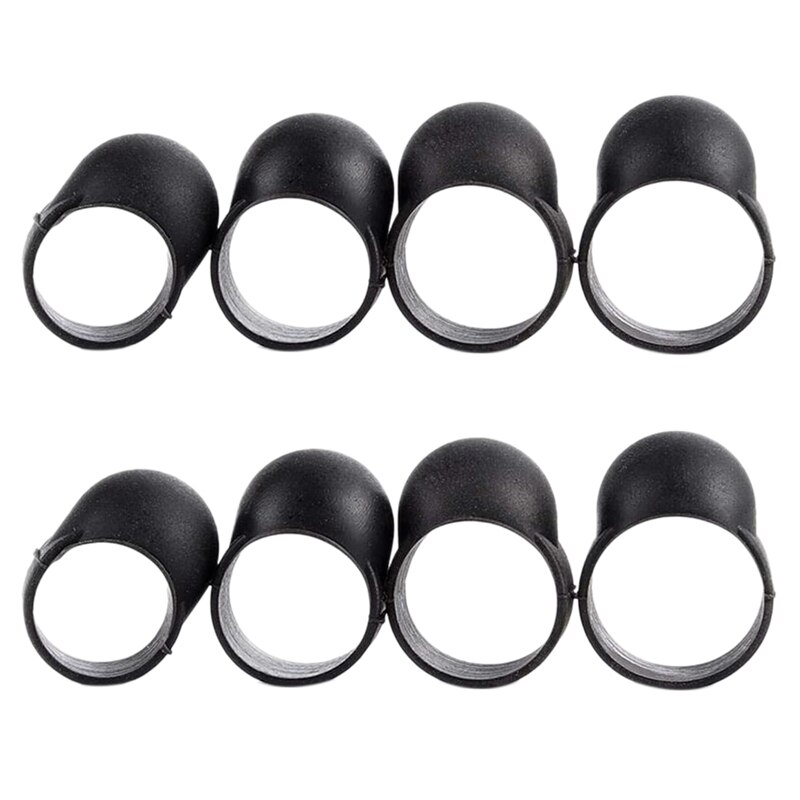 Steel Tongue Drum Finger Covers, Silicone Knocking Finger Sleeves Handpan Mallet Finger Sleeves for Beginners (8 Pcs): Default Title