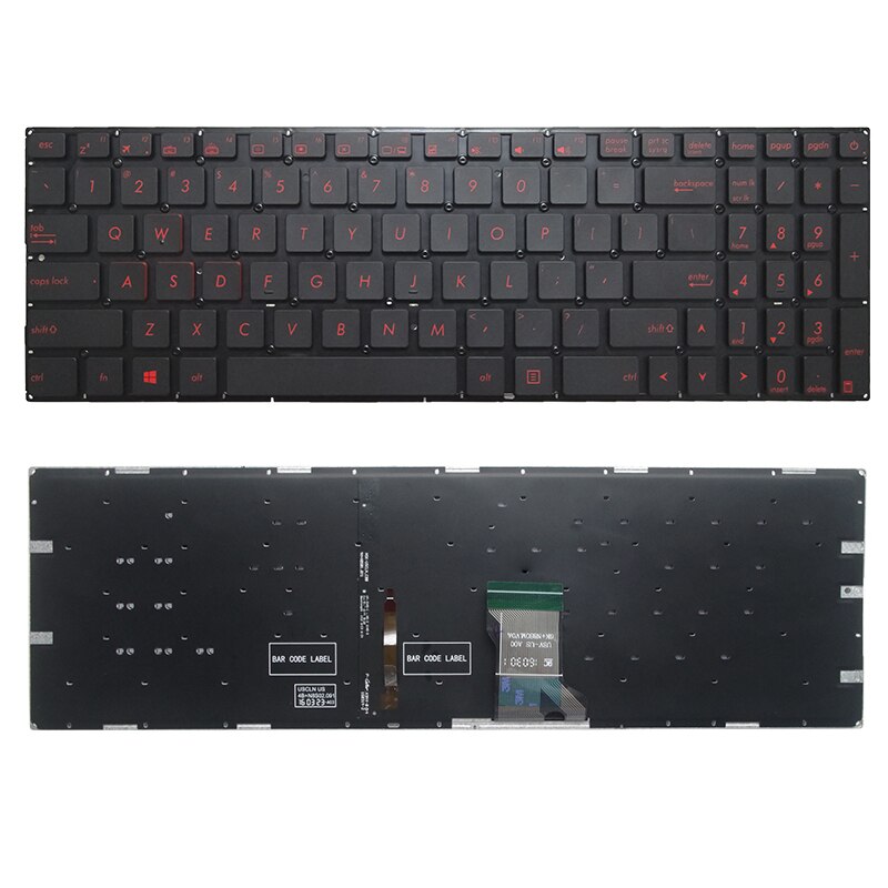 Ons Laptop Verlicht Toetsenbord Voor Asus GL702 GL702VT GL702VM Us Backlit Standaard Engels Layout: A