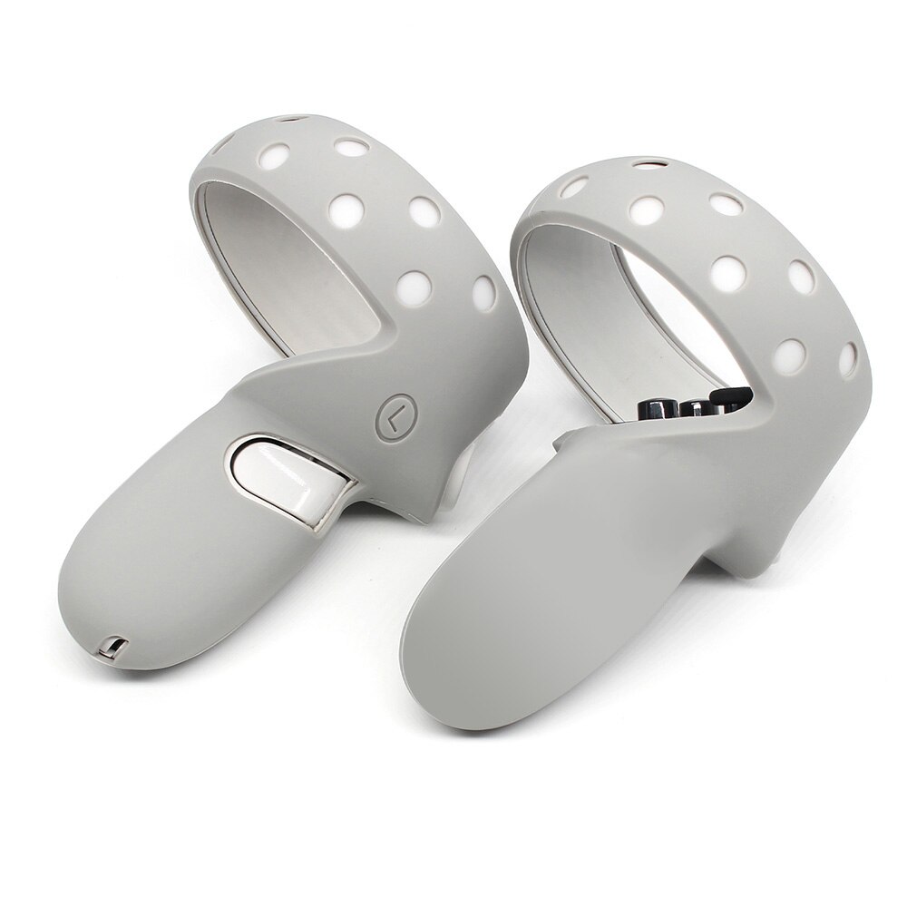 Vr Touch Handvat Grips Siliconen Cover Voor Oculus Quest 2 Beschermhoes Voor Oculus Quest 2 Vr Accessoires: Gray