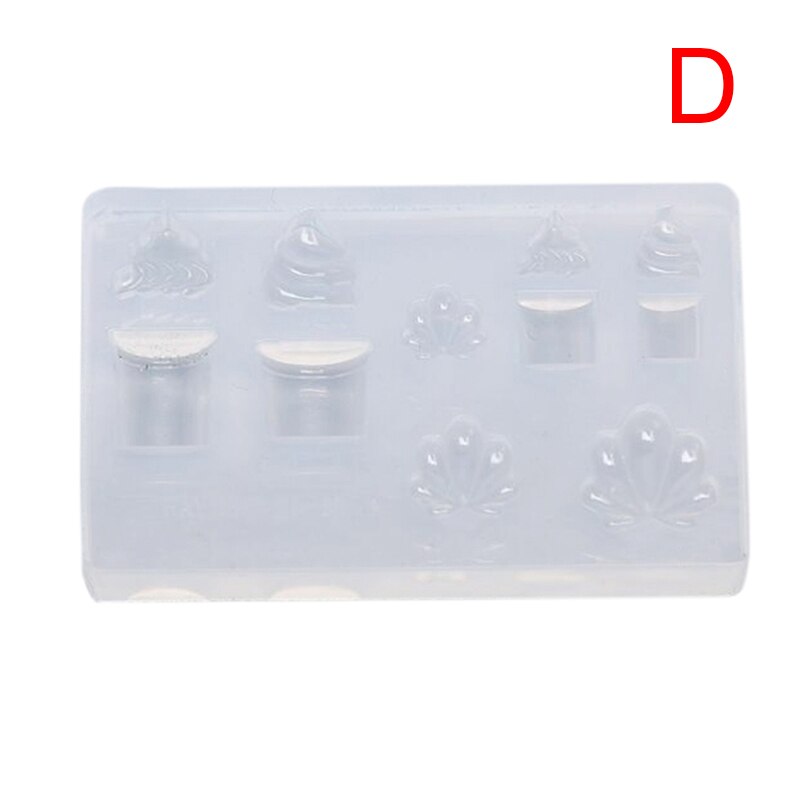 1Pcs 3D Creatieve Kat Vleugel Kerst Nail Siliconen Mal Voor Diy Sieraden Nail Art Mold: D