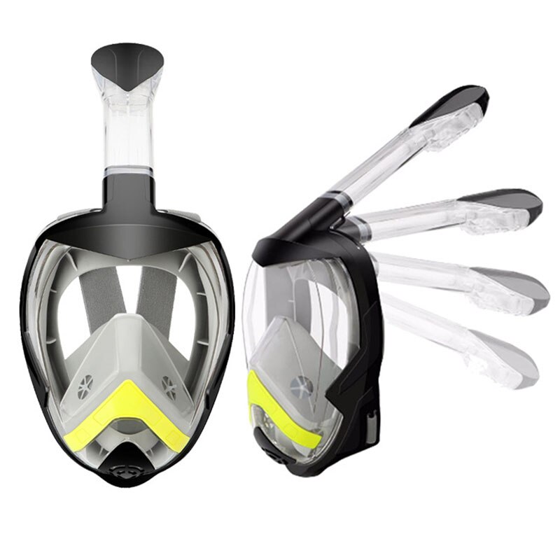 Scuba Diving Mask Full Face Snorkeling Mask Full dry Anti Fog Snorkeling Set Diving Mask Safety Swimming Training Diving Mask