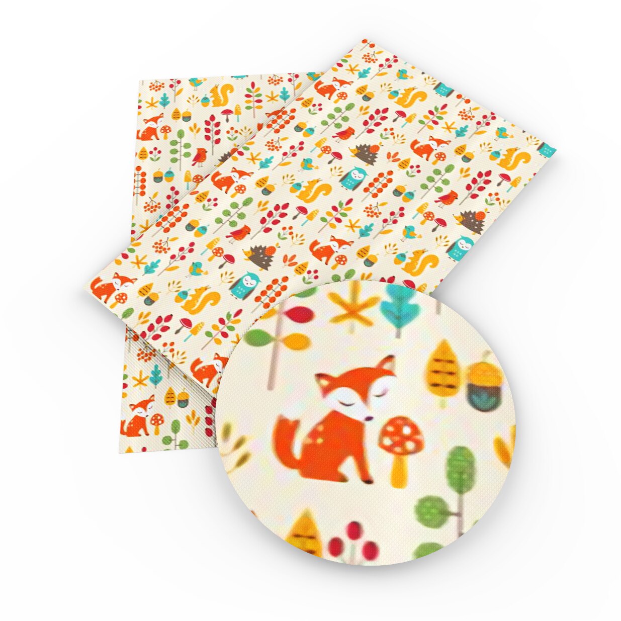 Tissu en coton Polyester Patchwork hibou hérisson, pour enfants, tissu de couture, matériel de couture, bricolage, c13623: 1114377001