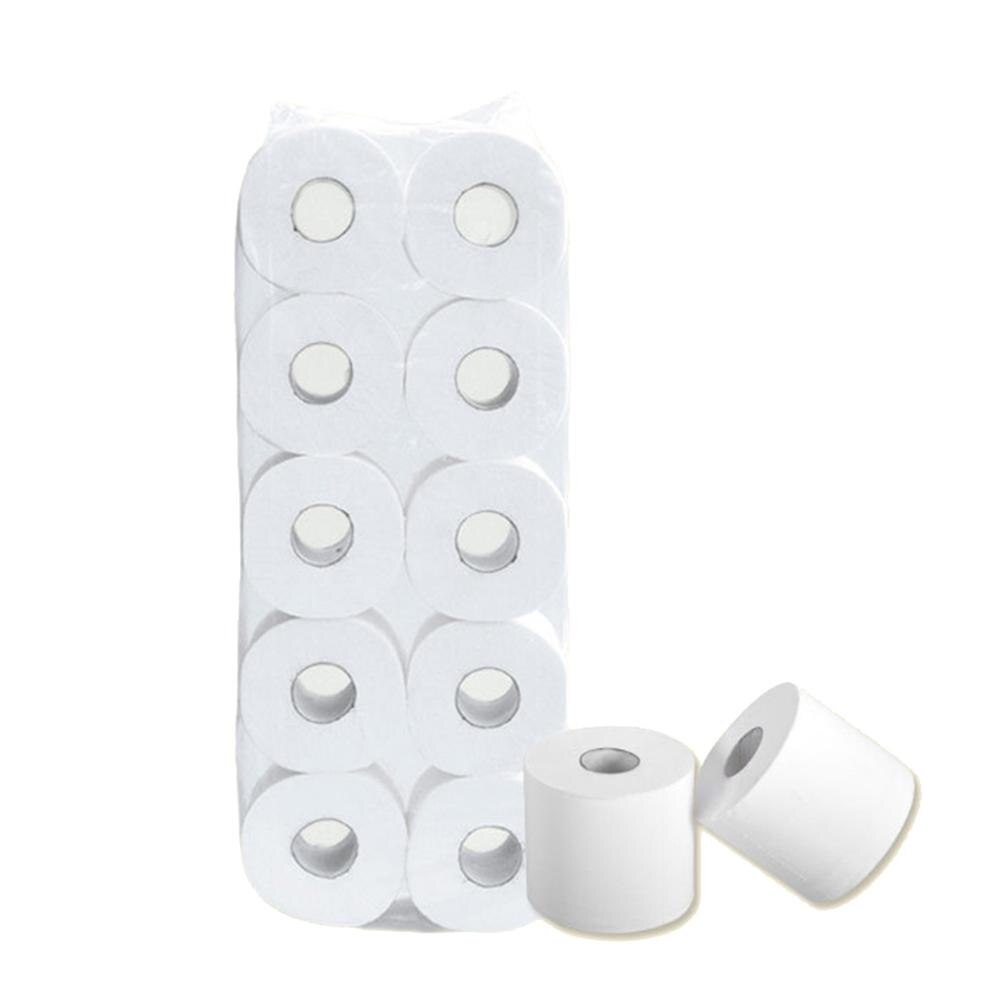 12 Roll Houtpulp Toiletpapier Handdoek 5 Lagen Reliëf Food Grade Geen Core Tissue