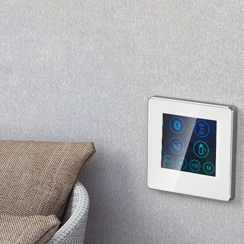 Rise-4 Inch Ingebed Familie Hotel Smart Home Achtergrond Muziek Speler Host Controller Versterker H86B