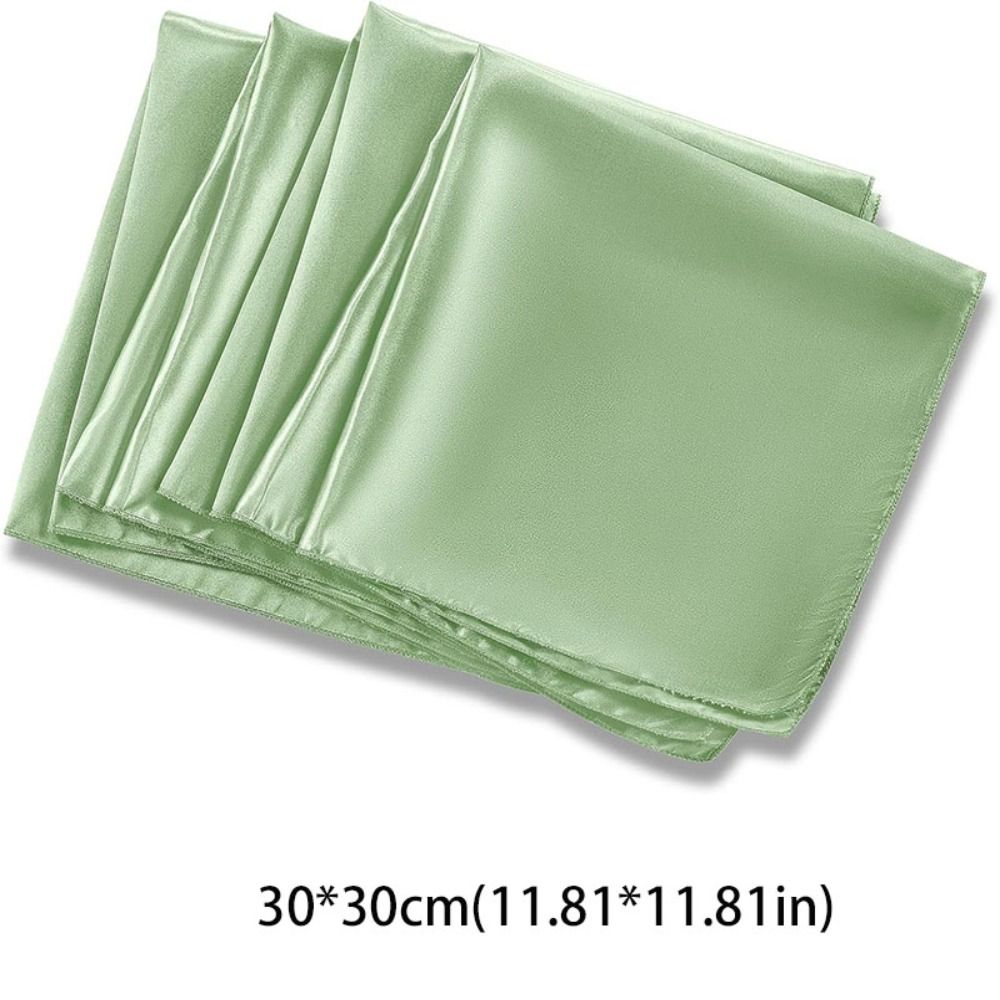 10 stuks bruiloftsdecoratie 30 x 30cm satijnen servetten, zachte herbruikbare dinerservetten, wasbare tafelservetten, hotel