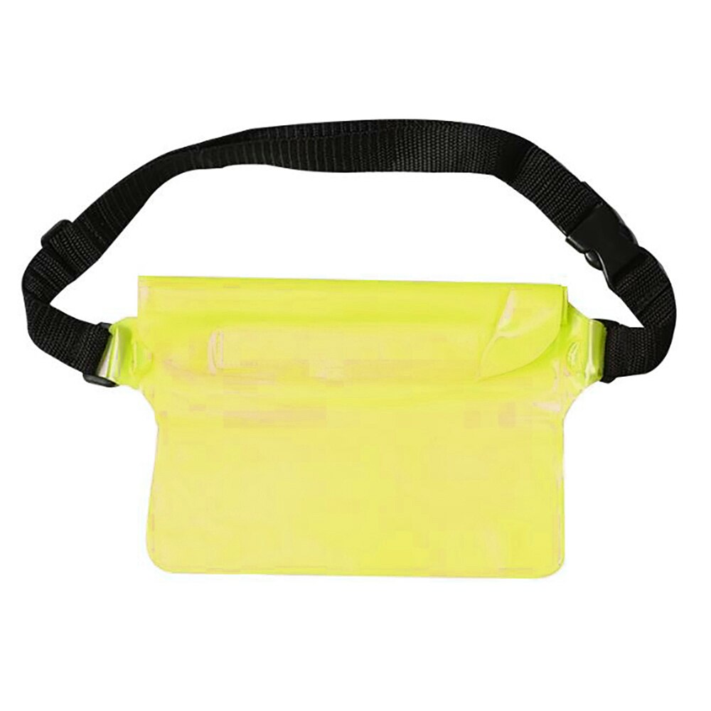 Lightweight Swimming Bag Diving Shoulder Phone Camera Underwater Waist Fishing Beach Swimming Water Park Surfing Protect Bages: Grey