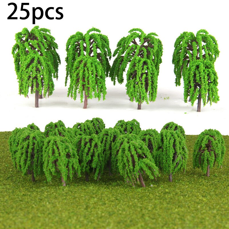 Display model boom keuken decoratie kunststof hars groen 3d landschap