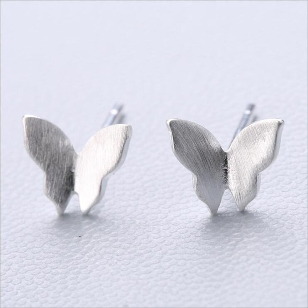 XIYANIKE Vendita Calda Animale Sveglio Orecchini Con Perno 925 Sterling Silver Ear Ago Semplice di Modo di Geometria Orecchini Per Le Donne Regalo 37-54: 41