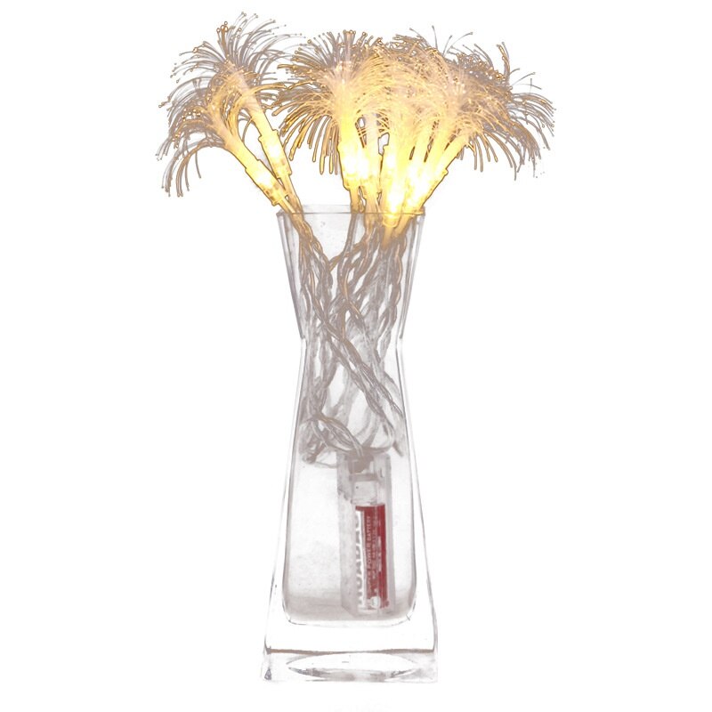 String Light Christmas Decoration Dandelion Optic Fiber Fairy String Lamp Romantic Atmosphere Party Wedding Festival