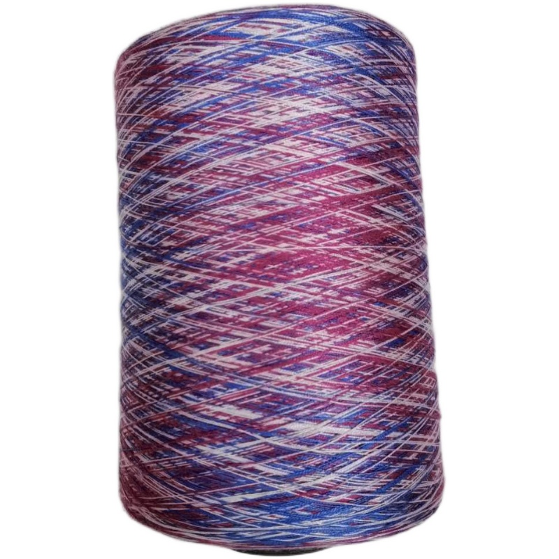 250g Space dye Mercerized cotton thread summer style sewing thread yarn for knitting cotton yarn for crochet silk yarn ZL4
