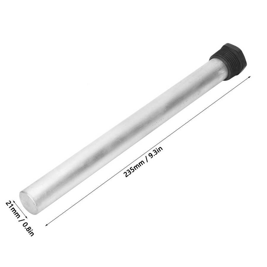Calentador de agua de varilla 2 uds NPT3/4 21*235mm varilla anticorrosiva varilla de aleación anodizada varilla de sílice y anticorrosión para electricidad