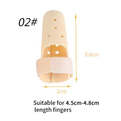 1/2/5Pcs Convenient Adjustable Finger Joint Support Orthosis Finger Fixed Splint Orthodontic Device Protector Finger Care Tool: Type B-1Pcs