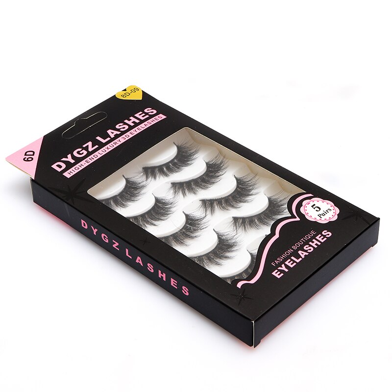 5 par 3d ögonfransar mink lösögonfransar handgjorda fluffiga fluffiga naturliga långa fransar dramatisk makeup ögonfransar cilios mink verktyg: 9