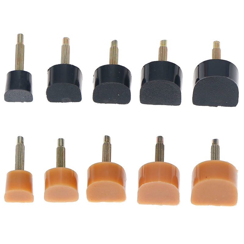 10pcs=5pairs High Heel Repair Tips Pins For Women Shoes High Heel Tips Taps Dowel Lifts Replacement Heel Stoppers Protect