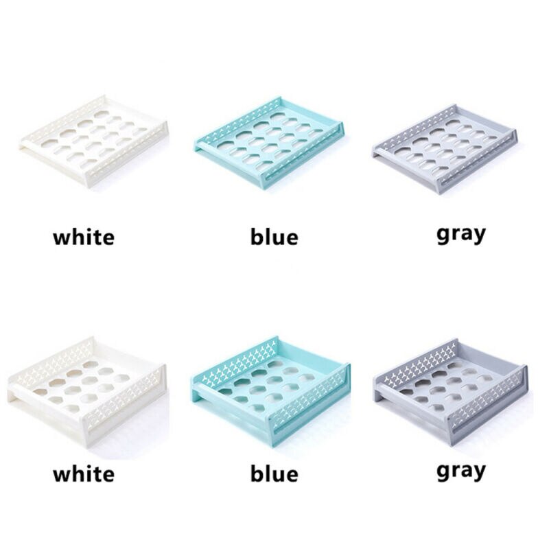 Stackable Plastic Drawer Clothes Closet Cabinet Home Storage Board Organiser