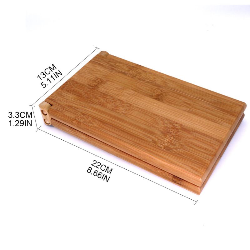 Classics Folding Bamboo Mancala Board Game Strategy Games with 72pcs Glass Bead T5EC