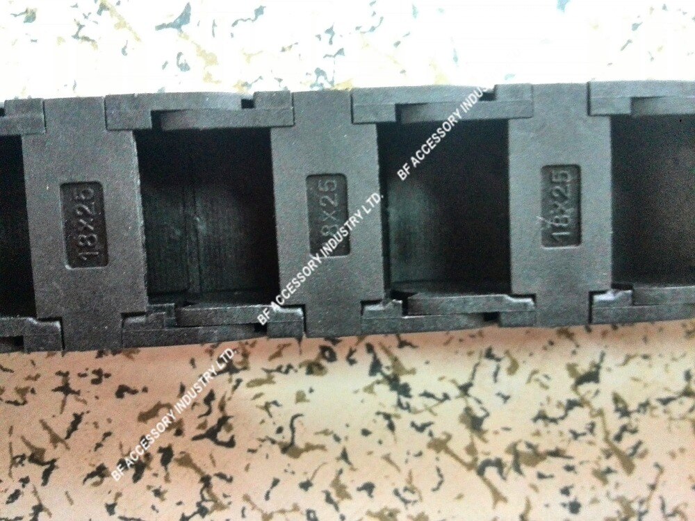 18 x 25 semi-closed towing chain,cable drag chain