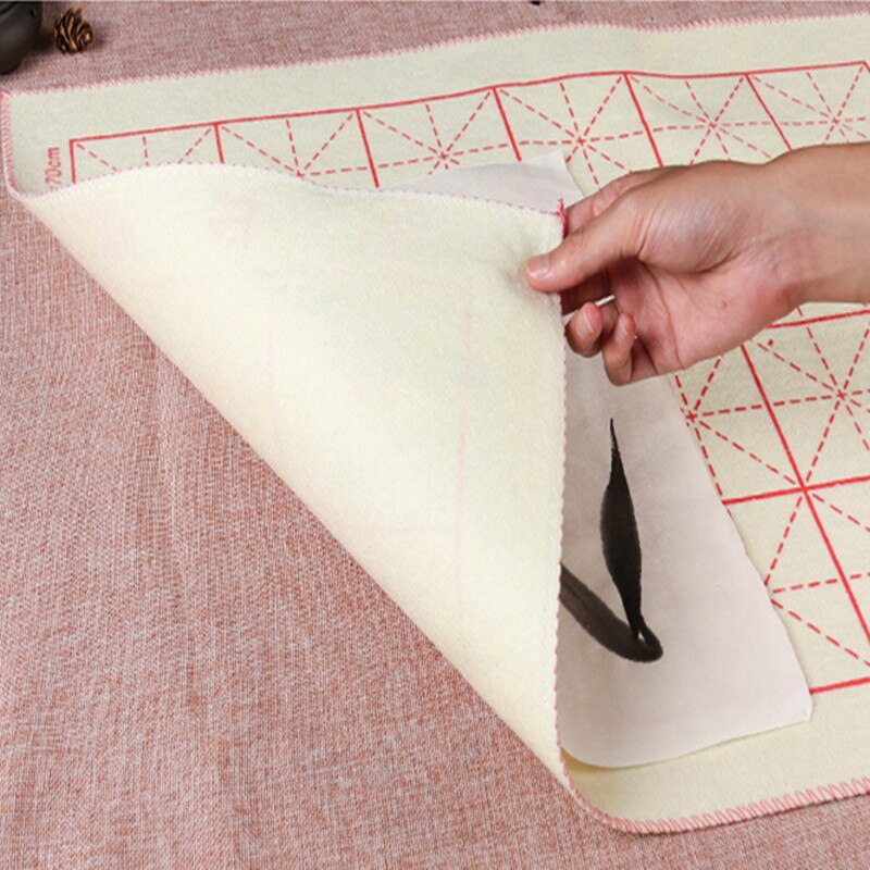 Schilderen Vilt Pads Wollen Peinture Feutre Chinese Borstel Schilderen Kalligrafie Pad Thicken Zachte Wol Tafel Mat Feutre Peinture