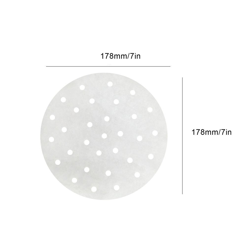 Oil Absorption Paper Silicone Oil Paper Kitchen Steamer Paper Air Fryer Pad Paper Baking Oil Paper Oven Paper