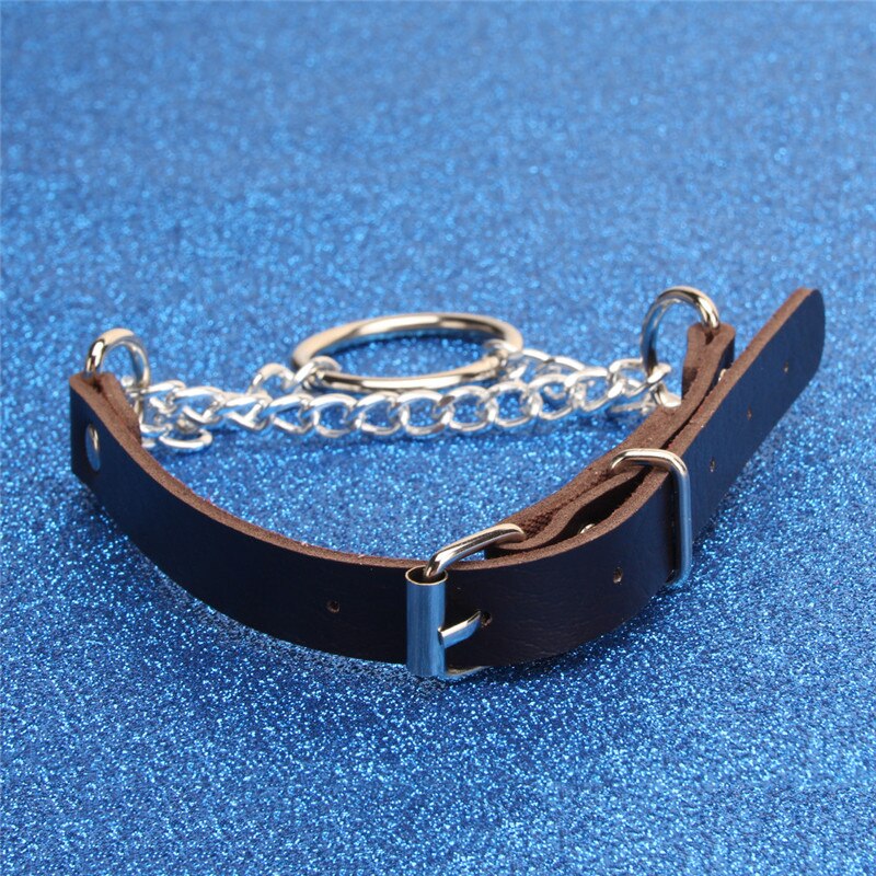 Punk Cross Kraag Choker Bel Ronde Ketting Hart Zwart Pu Lederen Punk Goth 100% Handgemaakte Hals Sieraden