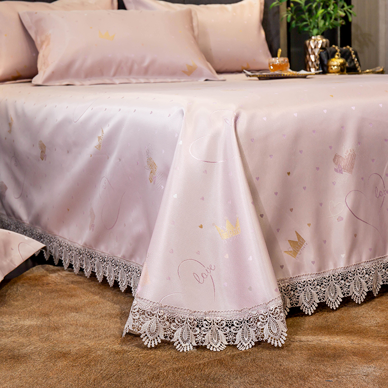 Peter Khanun Zomer Beddengoed Set Ijs Zijde Laken Kussensloop 3 Pcs Zomer King Queen Size Bed Linnen Opvouwbare Mat 070