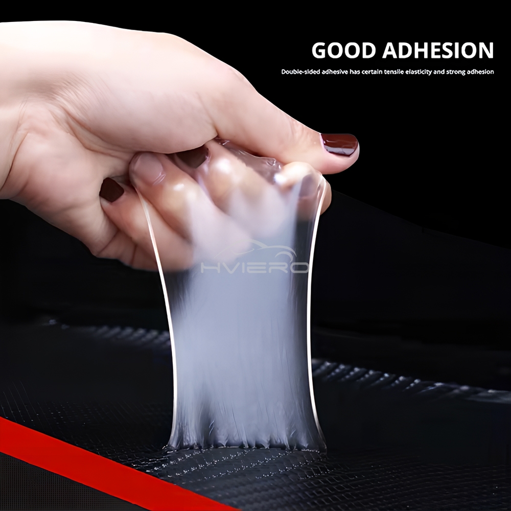 1m/3m/5m nano-tejp spårlös dubbelsidig transparent återanvändbar vattentät resistent värmehäftande rengöringsbar 10mm bredder bilverktyg