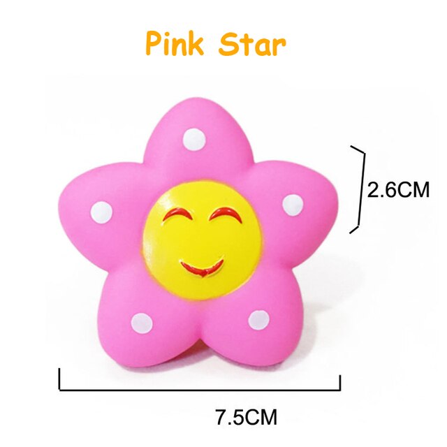 Giocattolo da bagno per bambini bambini carino anatra rana spruzzo d&#39;acqua Sprinkler bagno Sprinkling Shower nuoto spiaggia giocattoli d&#39;acqua per regalo per bambini: star