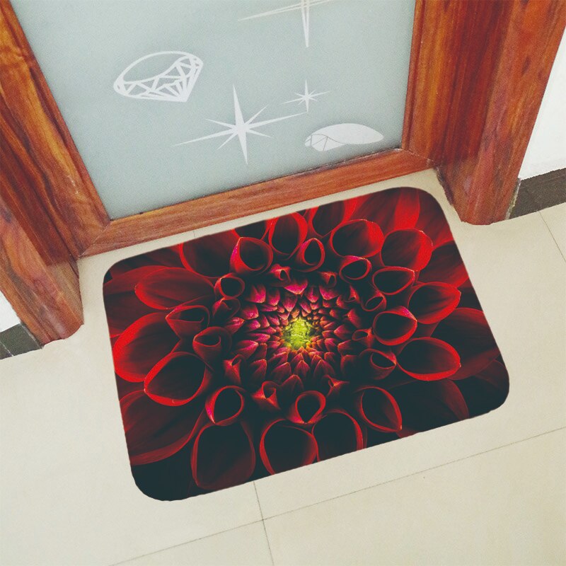 Moderne geometrisk trykt antiskli dørmatte for inngangsdørmatter utendørs innendørs inngangsdørmatte tykkere flanell 40 x 60cm 50 x 80cm: Ga 18 1 / 40 cm x 60cm