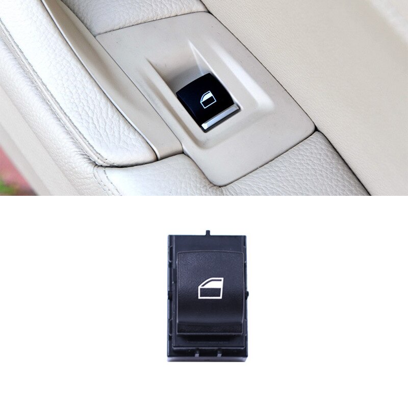 Bil interiør tilbehør el-vindue kontrol switch regulator knap til bmw 5 6 7 serie  f02 f06 f07 f10 f18 f25 x3: Alene knap