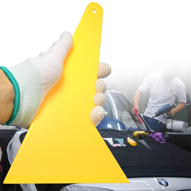 Spatola per oscuramento vetri auto, raschietto per installazione pellicole oscuranti per auto, raschietto per rimozione ghiaccio, strumento di pulizia