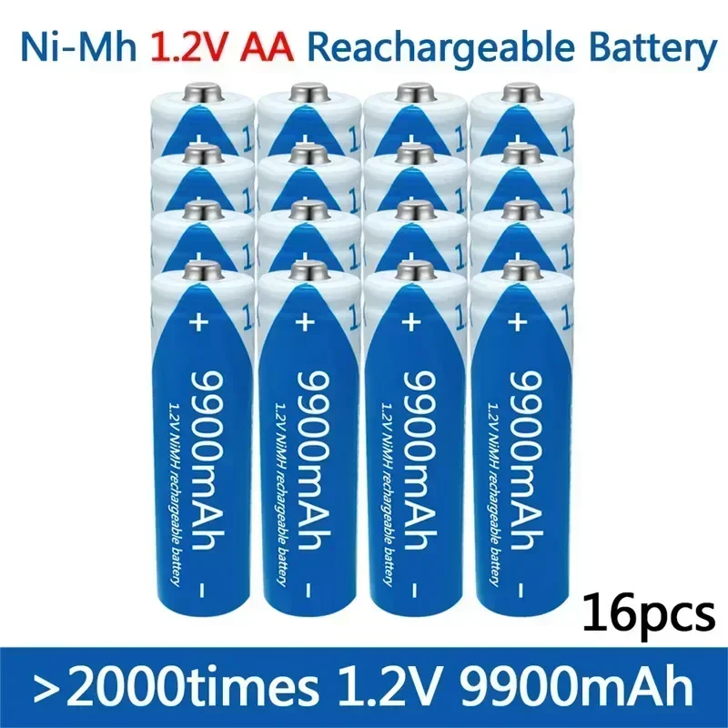 -batería recargable para pistola de temperatura,pila AA de 1,2V,2500mAh, Ni-MH,para ratón de juguete con control remoto: green