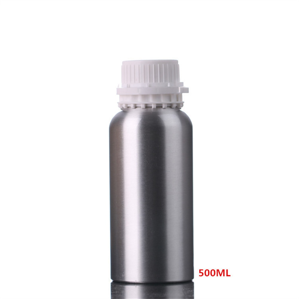 Bouteille en aluminium 50ml-1000ml, conteneur vide Portable, pour parfum, voyage, huile essentielle, bouchon antivol, sous-bouteille, cosmétique,