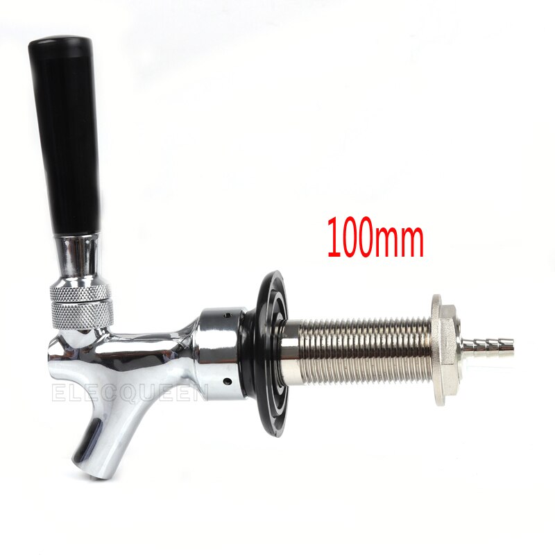 Homebrew Tools Draft Beer Tap Faucet with long Shank Tap Home Brew Kegging Combo Kits, 62mm/100mm/127mm for chosee: 100mm shank