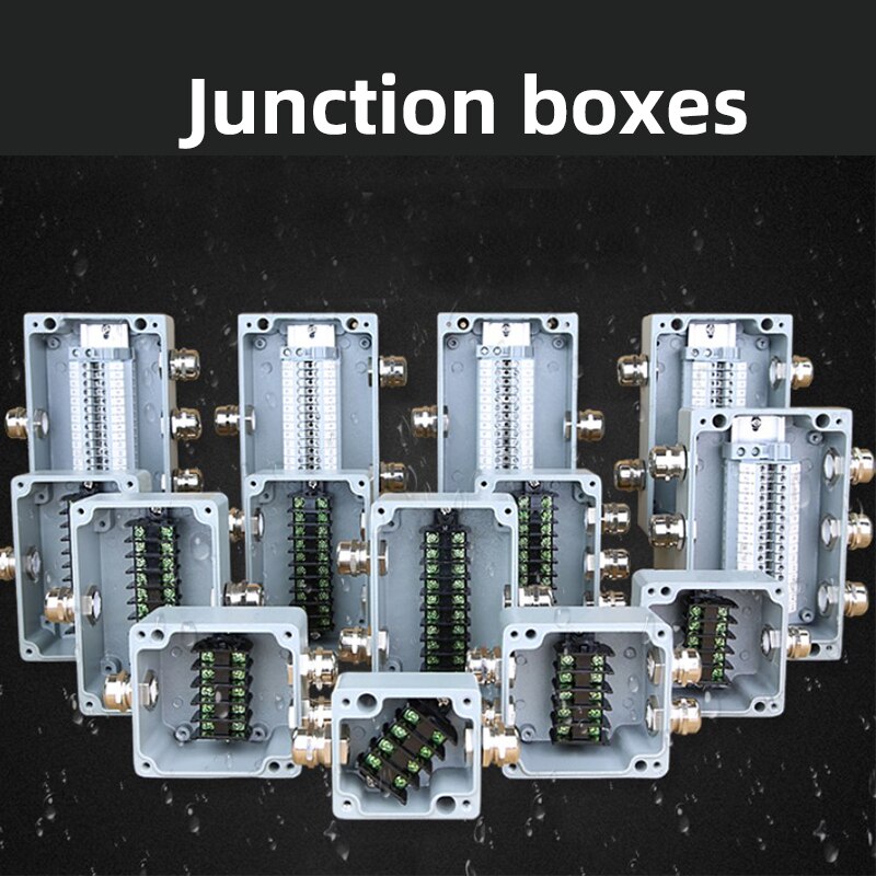 Aluminum Enclosure Project Box IP66 Outdoor Waterproof Junction Box Electrical Threading Case DIY Sealed Dustproof &amp; Rain Case