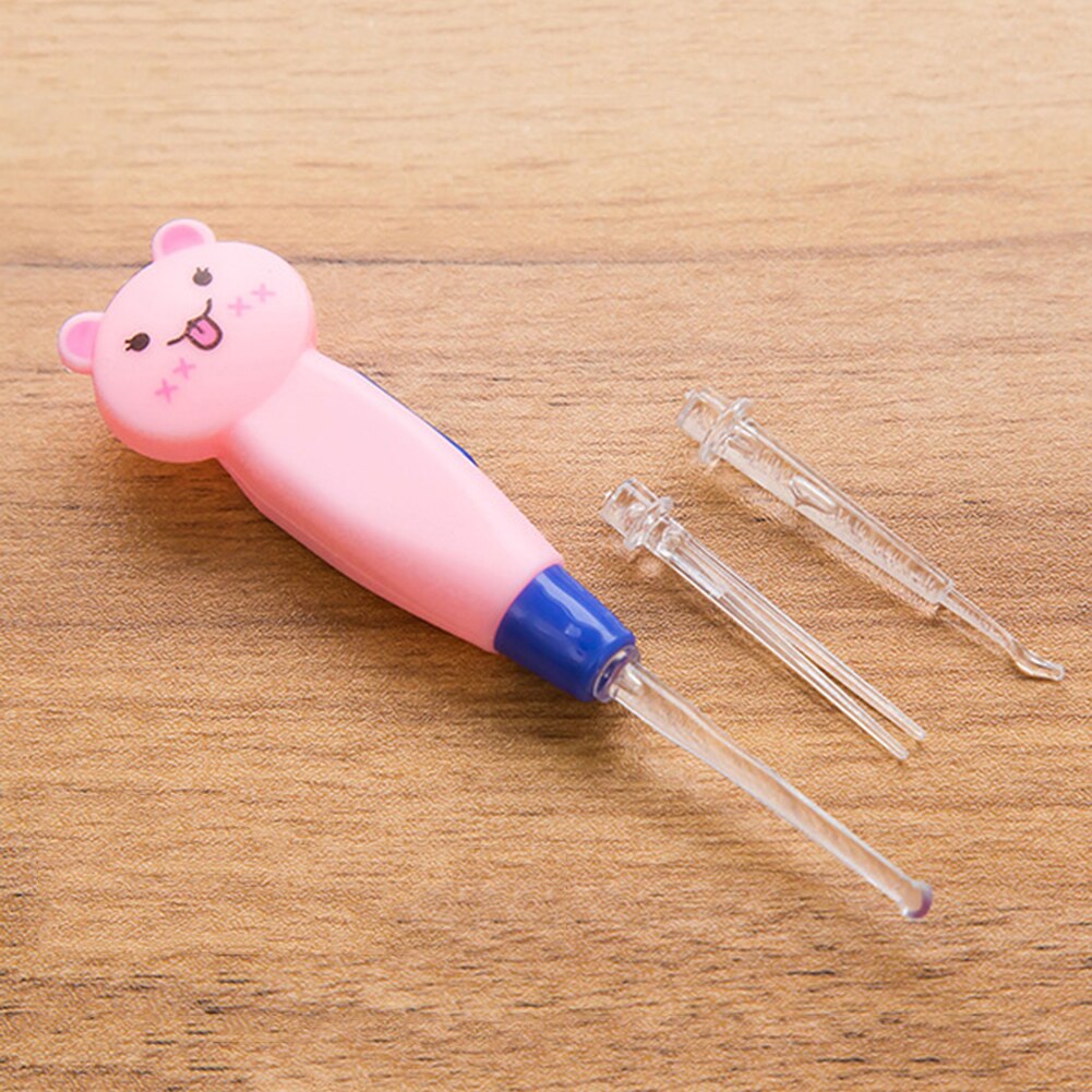 3 Stks/set Kids Baby Led Oor Pick Light Led Dig Flash Licht Oor-Pick Wax Remover Pick Earpick Schoon oren