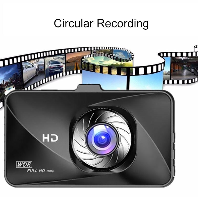 Praktische auto dvr tf kaart data recorder voice broadcast 1080p zwarte universele auto dvr dashcam auto dvr dashboard duurzaam