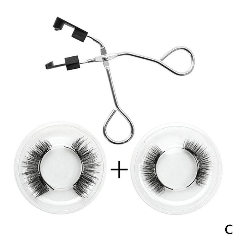 Professionelle Silber Magnetische Augen-peitsche-wimpernzange Für Frauen Kosmetische machen-hoch Eisstockschießen Clip Werkzeuge Wimpern Zubehör K2P8
