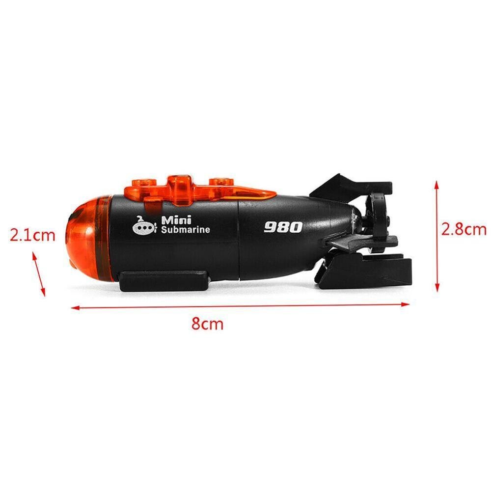 Mini Rc Submarine Speedboot Afstandsbediening Water Speelgoed Drone Pig Boot Simulatie Model Kinderen Speelgoed Mini Remote