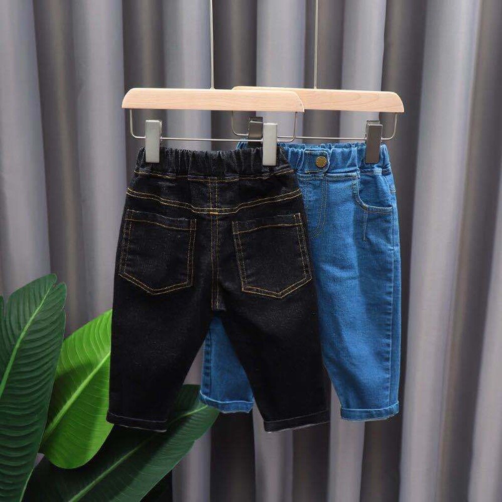 casuale Del bambino Dei Ragazzi Dei Ragazzi Dei jeans Pantaloni Lunghi 2020 di Autunno Dei Bambini Dei Bambini Neonati Vestiti di Usura Pantaloni ansimare S11194