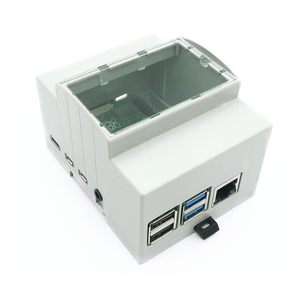 Raspberry Pi 4 Model B Abs Case Wit Case Beschermhoes Behuizing Voor Raspberry Pi 4 / 3 B + / 3 B