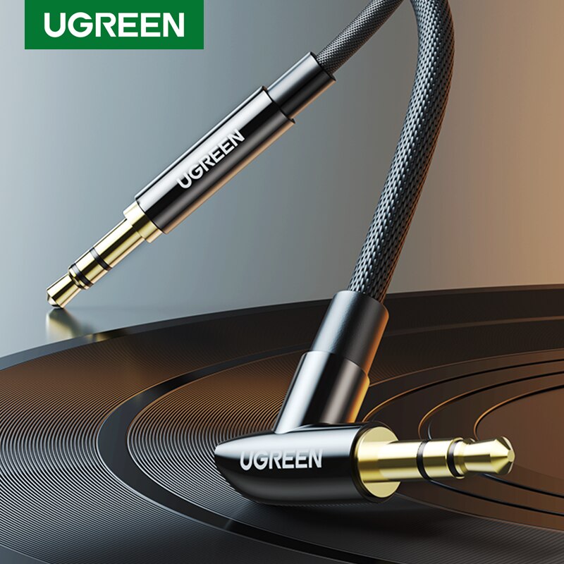 Upgrade】UGREEN 3.5mm Audio AUX Cable Nylon Braided Aux Cord Male to Male Stereo Hi-Fi Sound Auxiliary Audio Cable for Car
