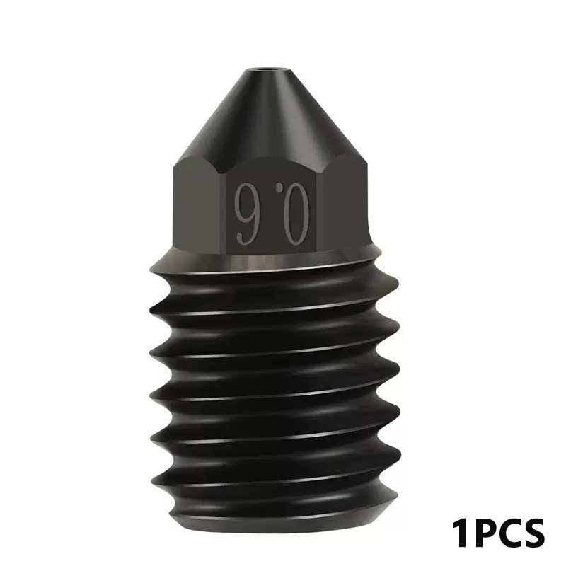 For Bambu Lab X1/P1P Nozzle 0.6 0.8 1.0mm Hardened Steel CHT Cloning Brass Nozzle Upgraded Hotend Steel For Bambu Lab 3D Printer