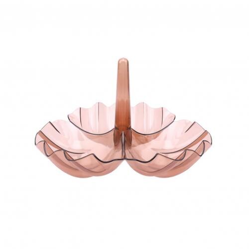 Multi Tiers Plastic Plaat Fruit Bowls Decoratieve Party Desserts Noten Houder: Coffee